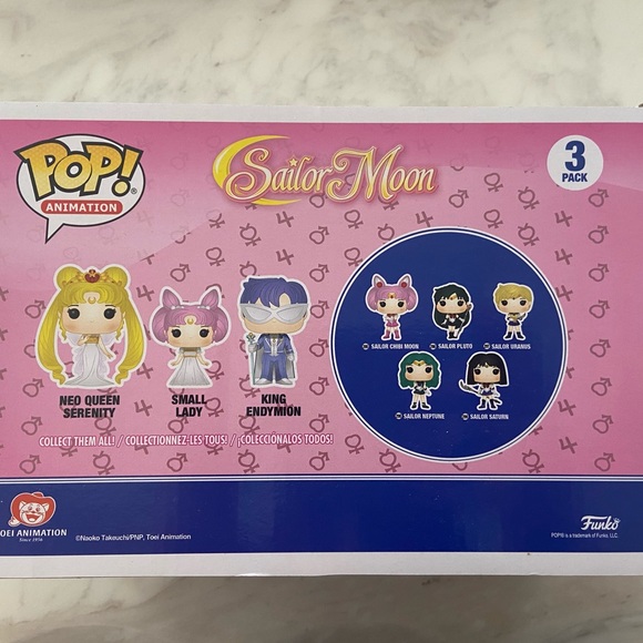 Funko Sailor Moon Pop! Animation Neo Queen Serenity, Small Lady & King Endymion - Picture 2 of 2